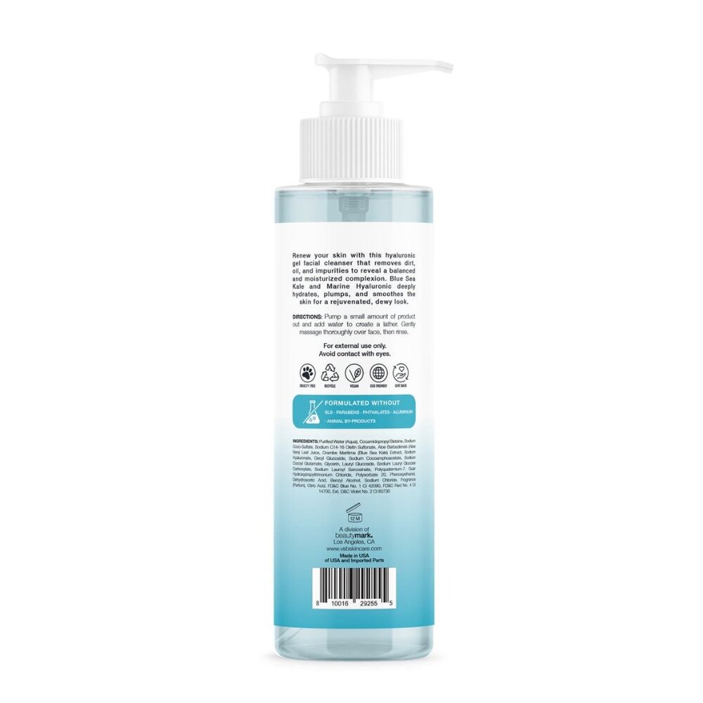 Blue Sea Kale Marine Hyaluronic Gel Facial Cleanser 8 oz BeautyMark NWT  sg - Picture 3 of 3